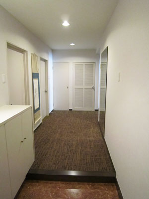 2014.9.23 naisou.after01 施工後 玄関・廊下